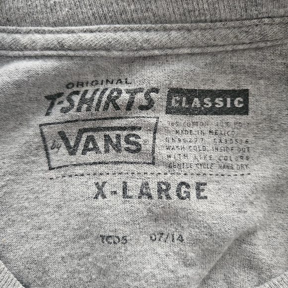 VANS Skull Headdress Gray T-Shirt | SZ XL - Picture 5 of 5